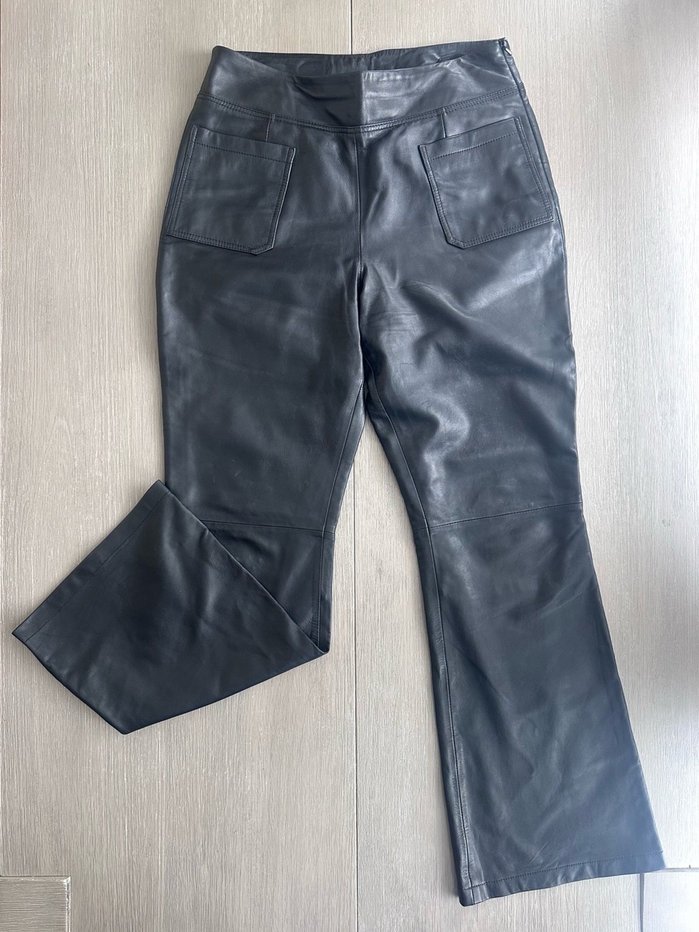 Bod & Christensen Women’s Genuine Black Leather Pants